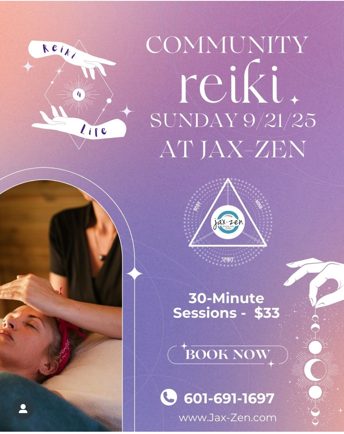 Reiki Jax-Zen Jackson Mississippi Stacey Aldridge Energy Healing